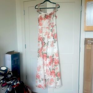 NWT floral Lulus maxi dress